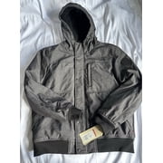 Levis Mens Soft Shell Sherpa Lined Hooded Jacket Gray XL B4HP