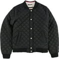 thumbnail image 1 of Levi's Womens Soft Shell Quilted Jacket, Black, Small, 1 of 5