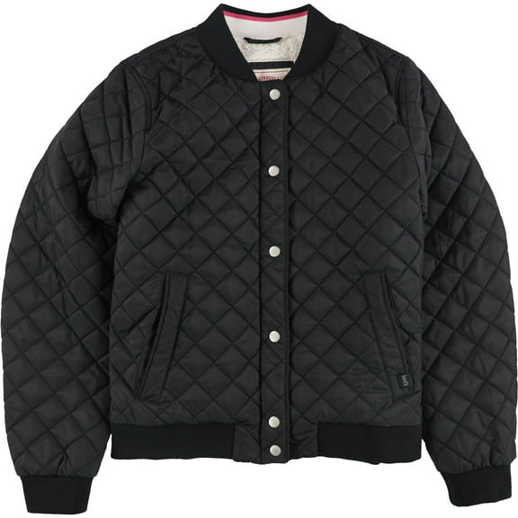 Levi's Womens Soft Shell Quilted Jacket, Black, Small