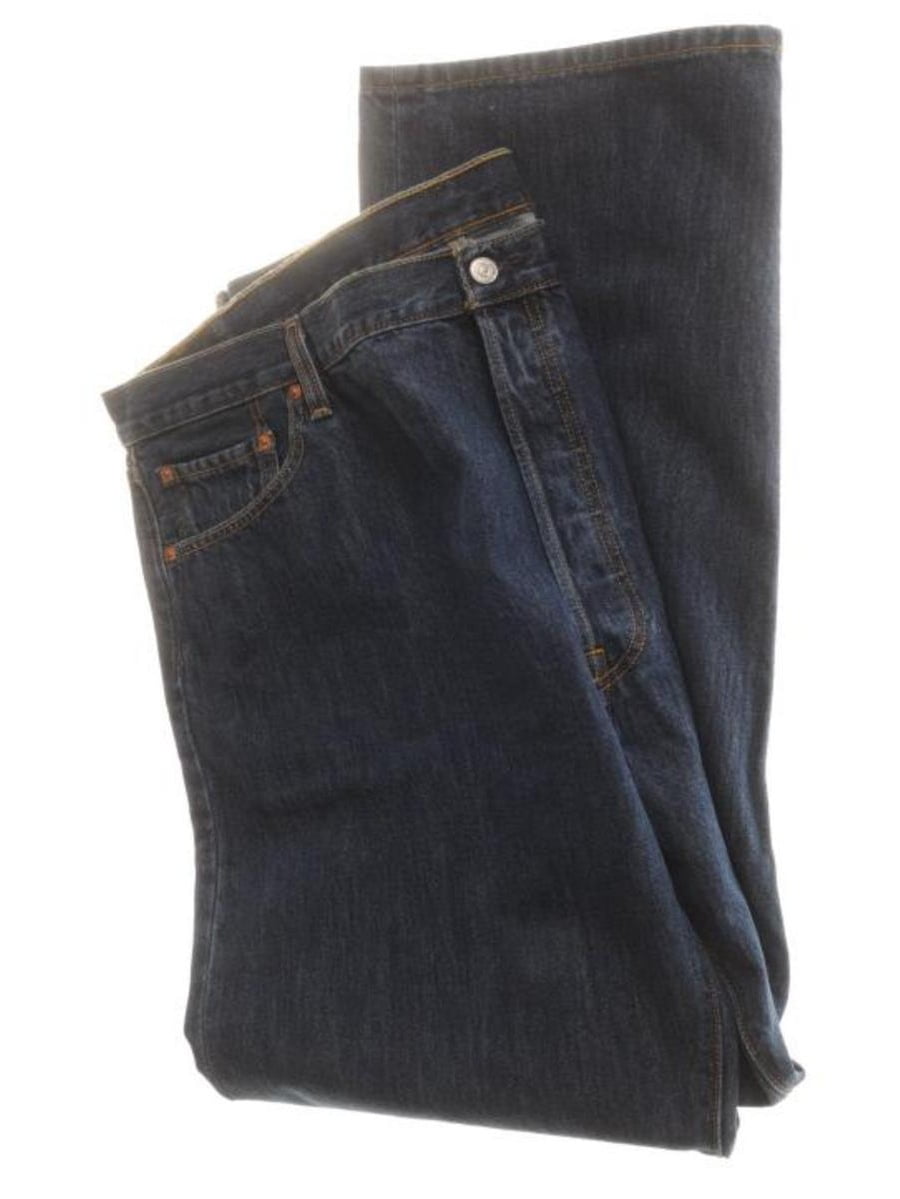 Levi Strauss Mens 501 Stone Wash Classic-Rise Bootcut Jeans - Walmart.com