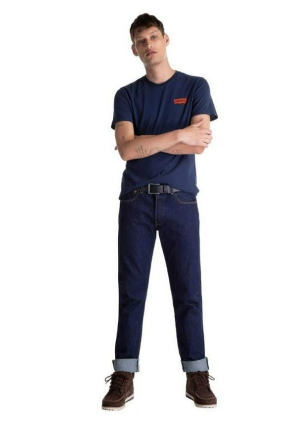 Levi Strauss Mens Original Fit 501 Rinse Jeans