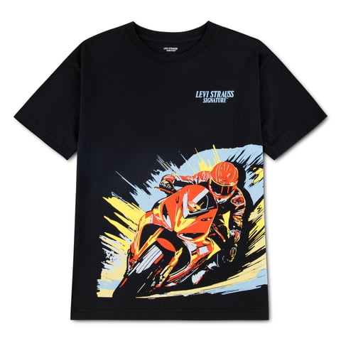 Boy Short Sleeve Graphic Tee, Sizes 4-18