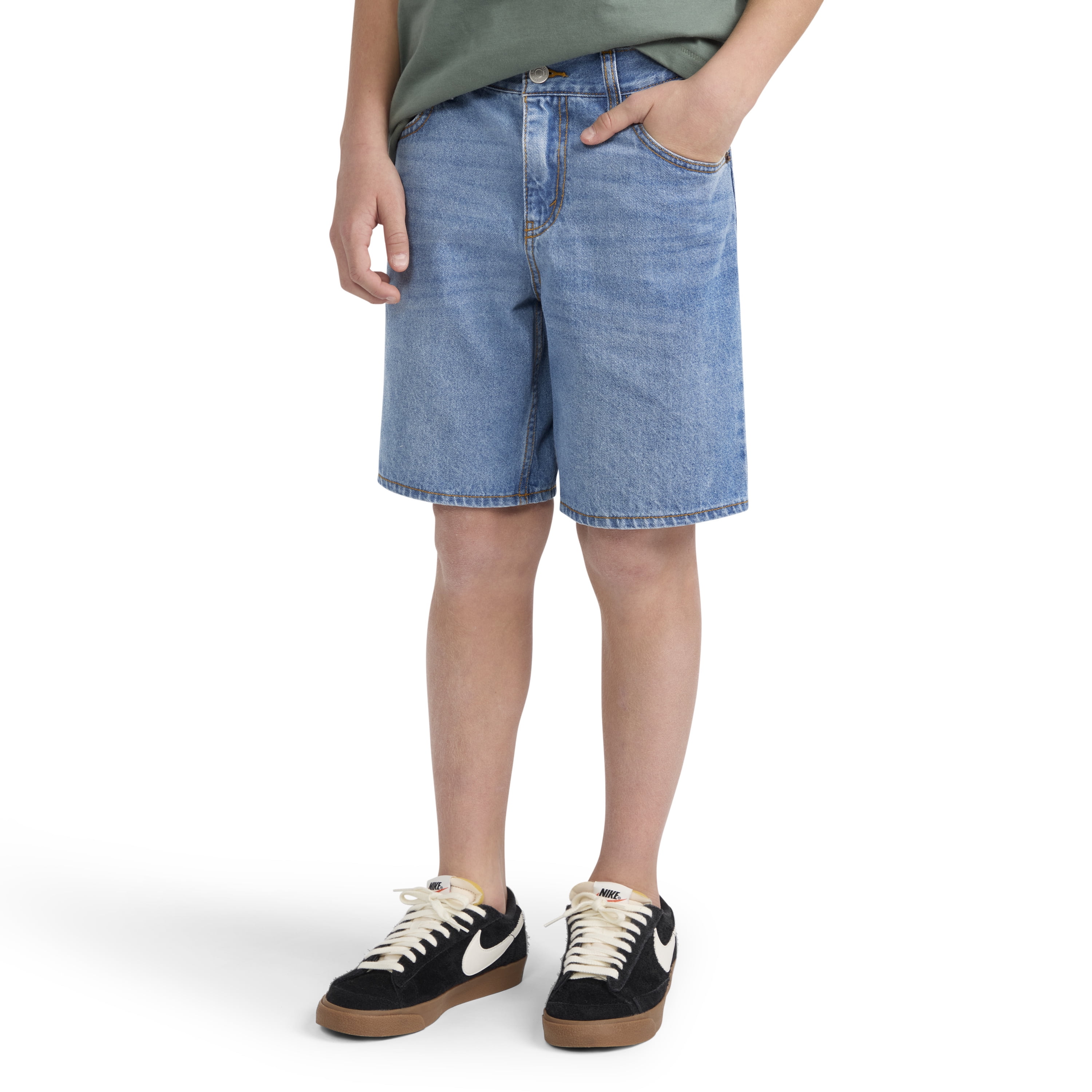 Levi Strauss Signature Boys Loose Fit Denim Shorts, Sizes 4-18