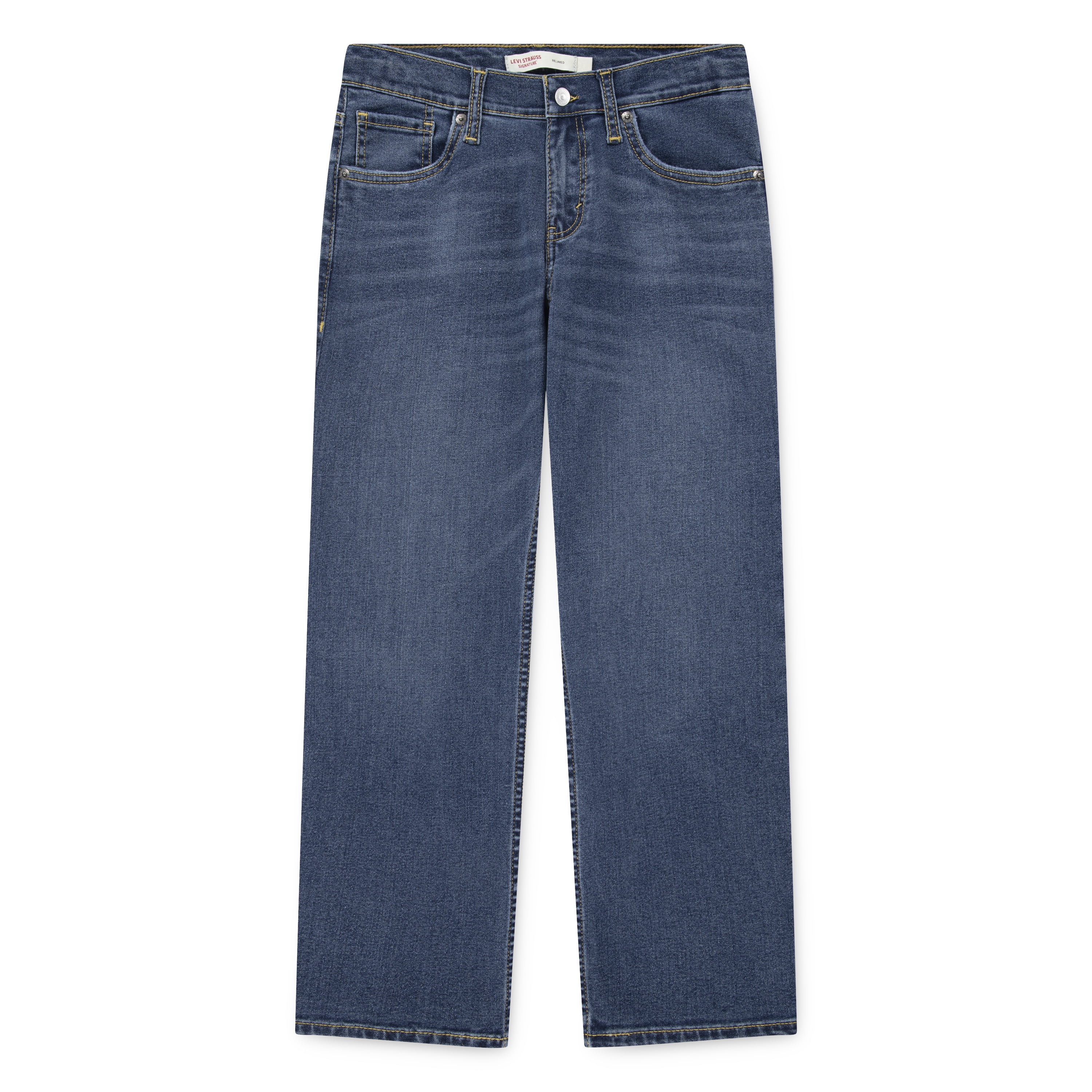 Levi Strauss Signature Boys Relaxed Stretch Jeans, Sizes 2T-18