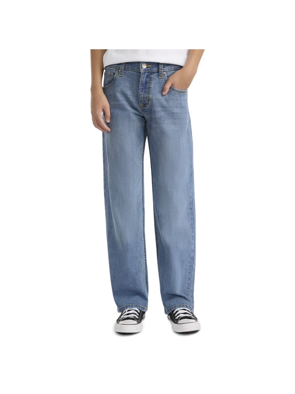 Boys Relaxed Stretch Jeans, Sizes 4-18