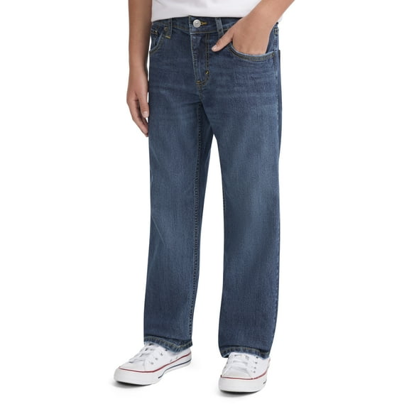 Levi Strauss Signature Boys Relaxed Stretch Jeans, Sizes 4-18