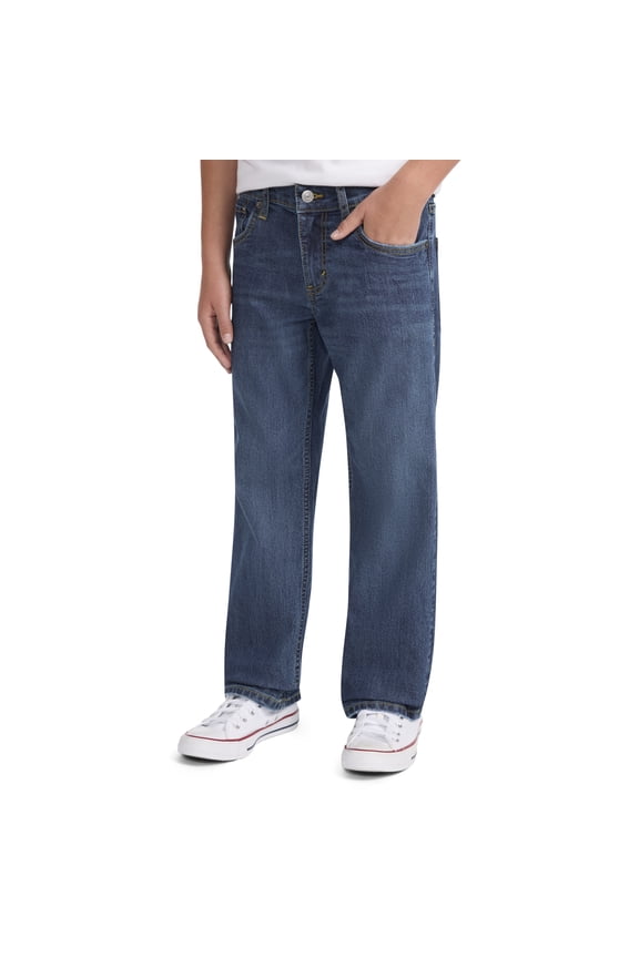 Boys Relaxed Stretch Jeans, Sizes 4-18
