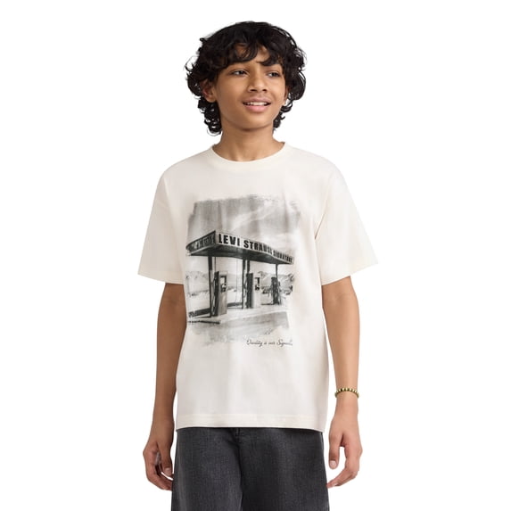 Levi Strauss Signature Boys Short Sleeve Graphic Tee, Sizes 4-18