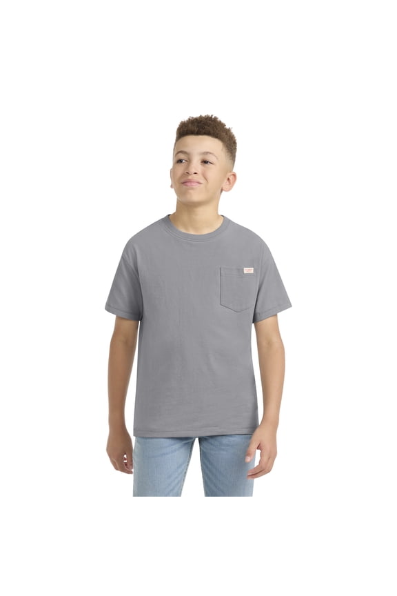 Boys Short Sleeve Pocket Tee, Sizes 4-18