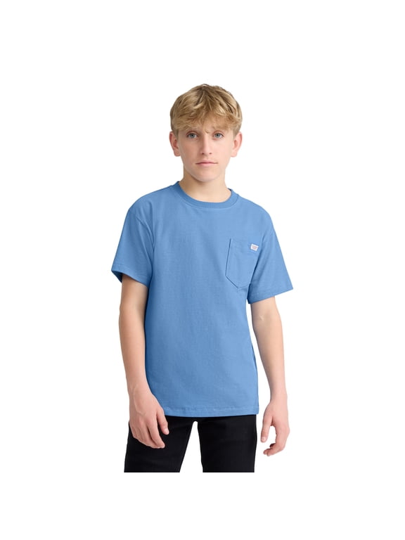 Boys Short Sleeve Pocket Tee, Sizes 4-18