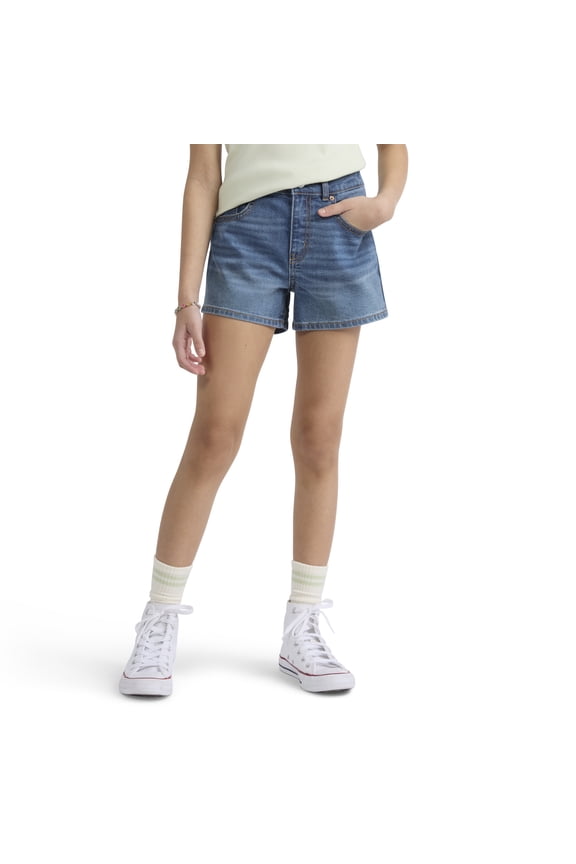 Girls High Rise 3" Denim Shorts, Sizes 5-18
