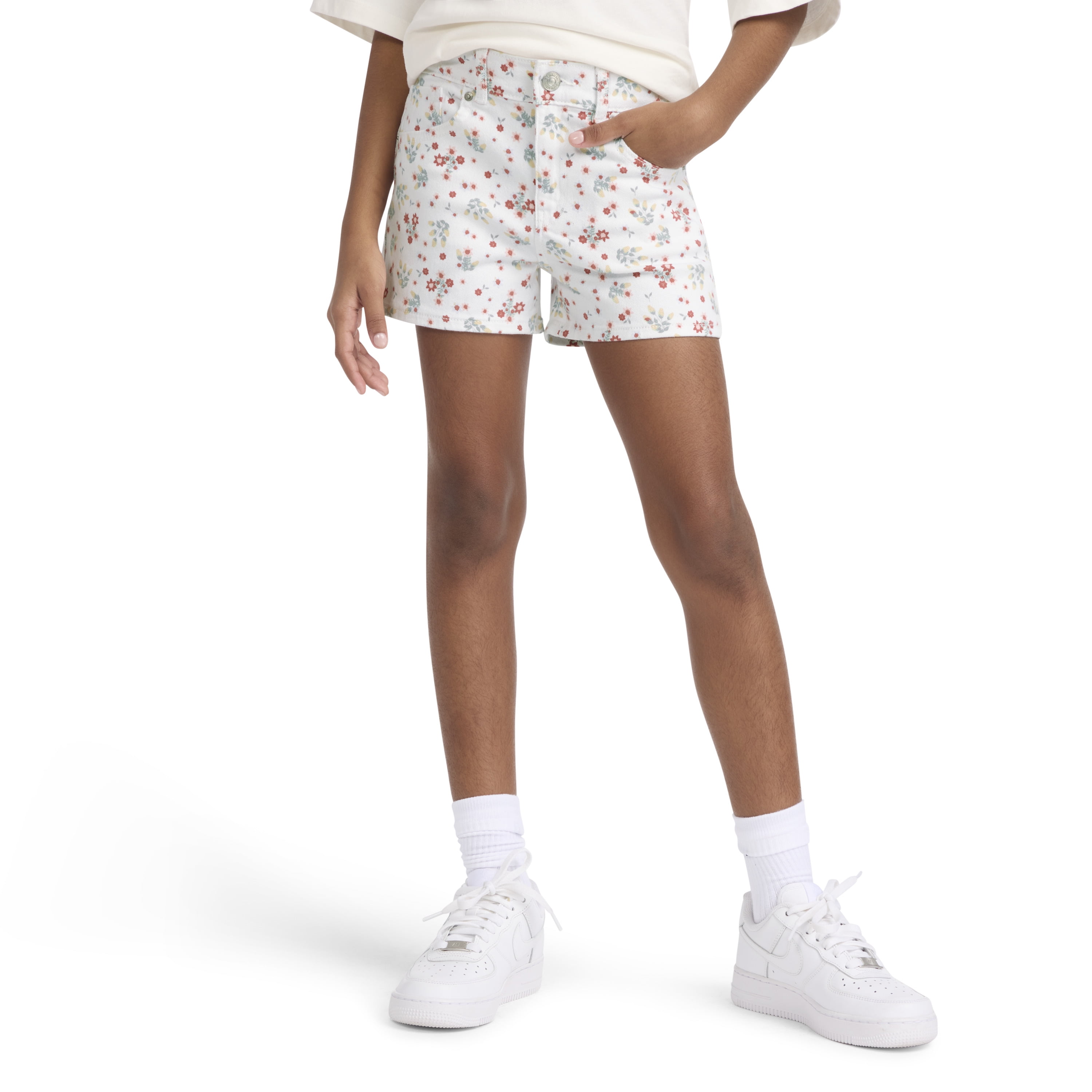 Levi Strauss Signature Girls High Rise 3" Denim Shorts, Sizes 5-18