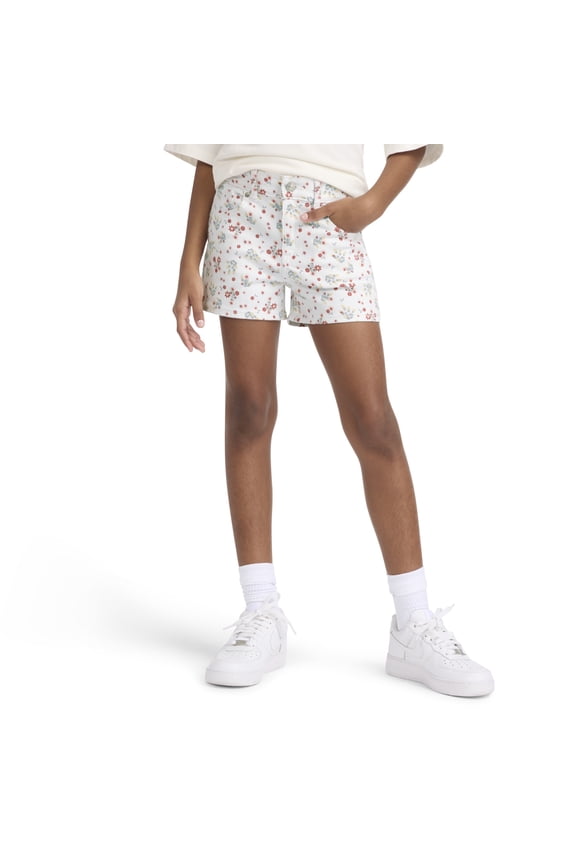 Girls High Rise 3" Denim Shorts, Sizes 5-18
