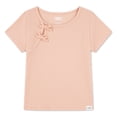 thumbnail image 1 of Levi Strauss Signature Girls Short Sleeve Bow Top, Sizes 4-16, 1 of 8
