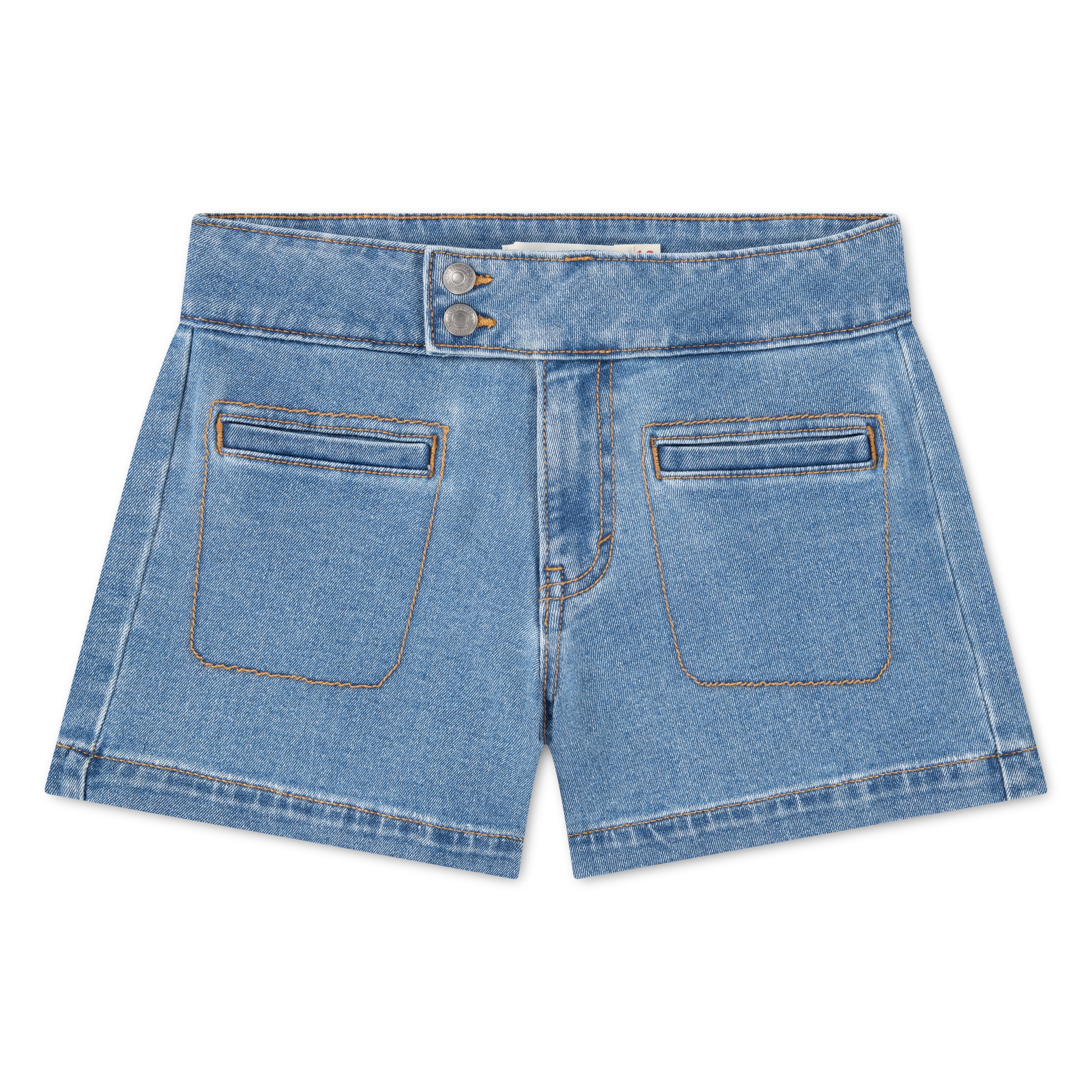 Levi Strauss Signature Girls A-Line Denim Short, Size 5-18