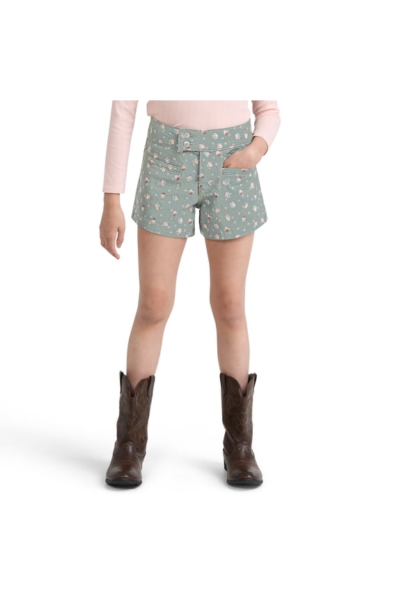 Girls A-Line Twill Short, Size 5-18