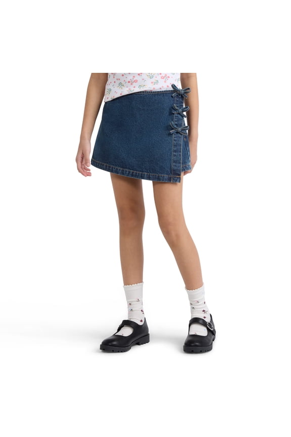 Girls Denim Skort, Sizes 5-16