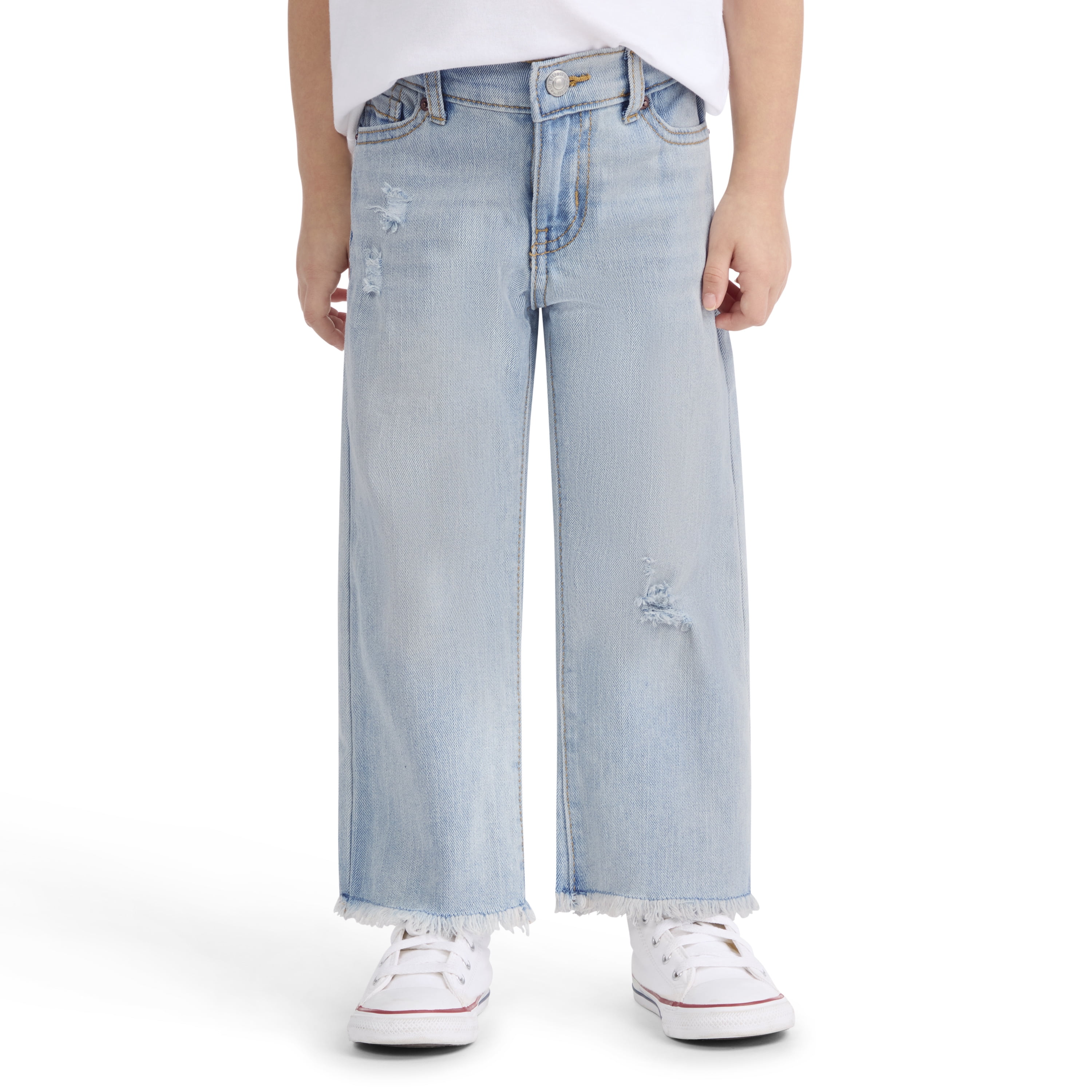Levi Strauss Signature Girls Wide Leg Jeans, Sizes 5-18