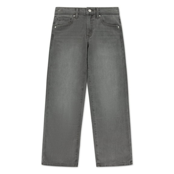 Levi Strauss Signature Little and Big Girls Wide Leg Jeans, Sizes 5-18