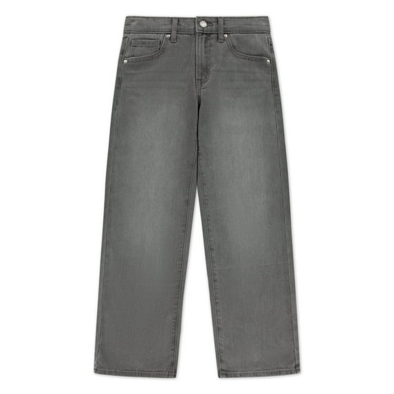 Levi Strauss Signature Little and Big Girls Wide Leg Jeans, Sizes 5-18
