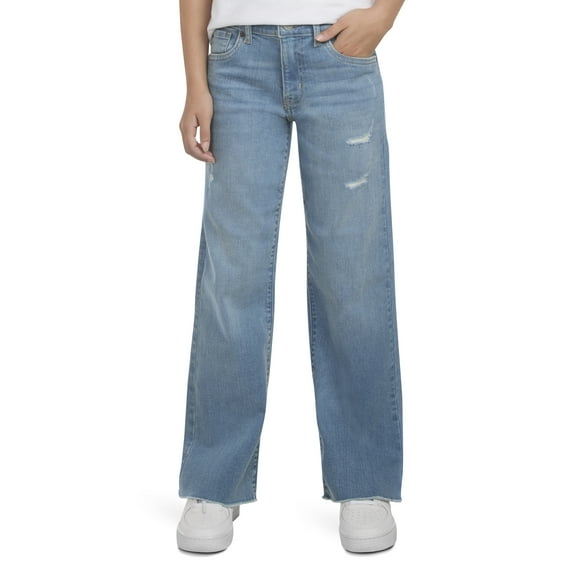 Levi Strauss Signature Girls Wide Leg Jeans, Sizes 5-18