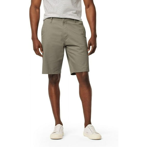 Levi Strauss Signature Gold Men's Casual Chino 10.5" Shorts, British Khaki, Size: 28-46