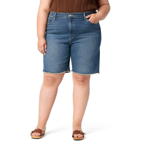Levi Strauss Signature Gold Women's Heritage High Rise 9" Bermuda Short (Available in Plus Size)