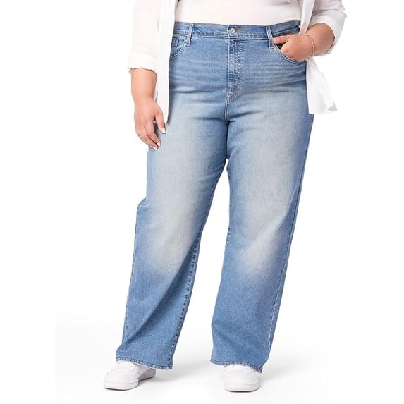 Levi Strauss Signature Gold Women's Heritage High-Rise Loose Straight (Also Available in Plus Size)