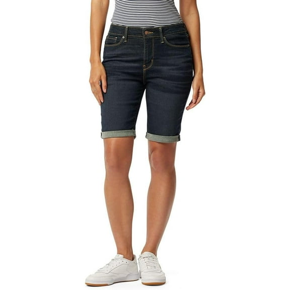 Levi Strauss Signature Gold Women's Mid-Rise Bermuda Shorts (Also Available in Plus)