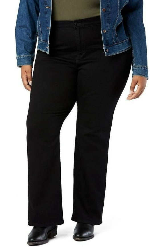 Gold Women's Modern Bootcut Jeans (Also Available in Plus)