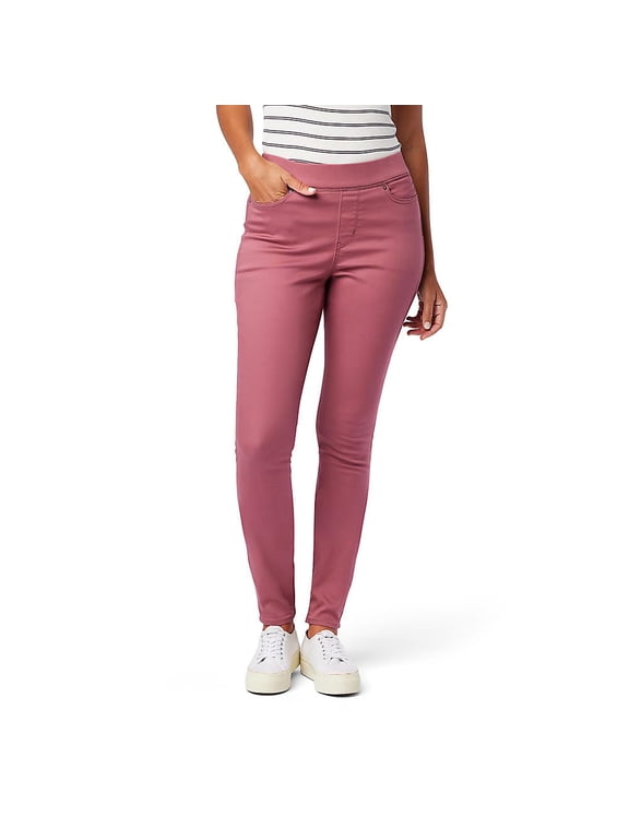 Gold Women's Totally Shaping Pull-on Skinny Jeans Mid-Rise Stretch Denim (Available in Plus Size)