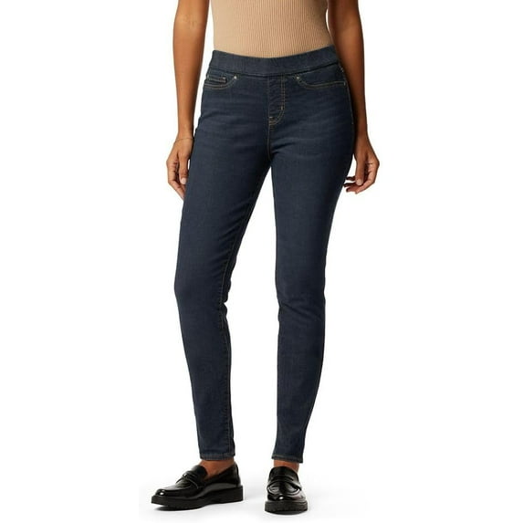 Levi Strauss Signature Gold Women's Totally Shaping Pull-on Skinny Jeans Mid-Rise Stretch Denim (Available in Plus Size)