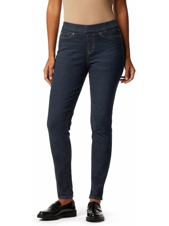 Gold Women's Totally Shaping Pull-on Skinny Jeans Mid-Rise Stretch Denim (Available in Plus Size)