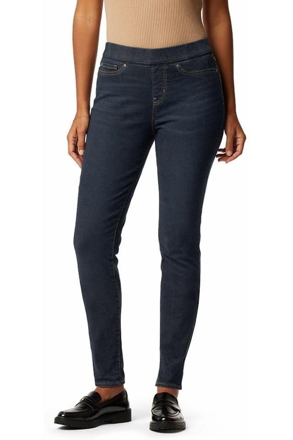 Gold Women's Totally Shaping Pull-on Skinny Jeans Mid-Rise Stretch Denim (Available in Plus Size)