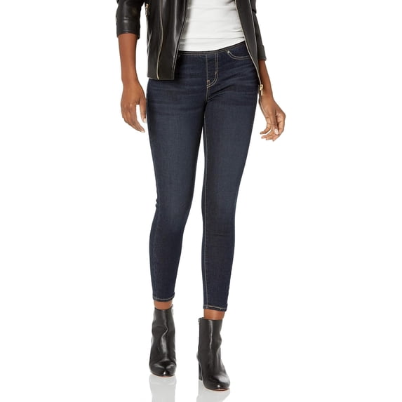 Signature by Levi Strauss & Co. Gold Label Women's Totally Shaping Pull-on Skinny Jeans (Available in Plus Size) 16 Long Stormy Sky