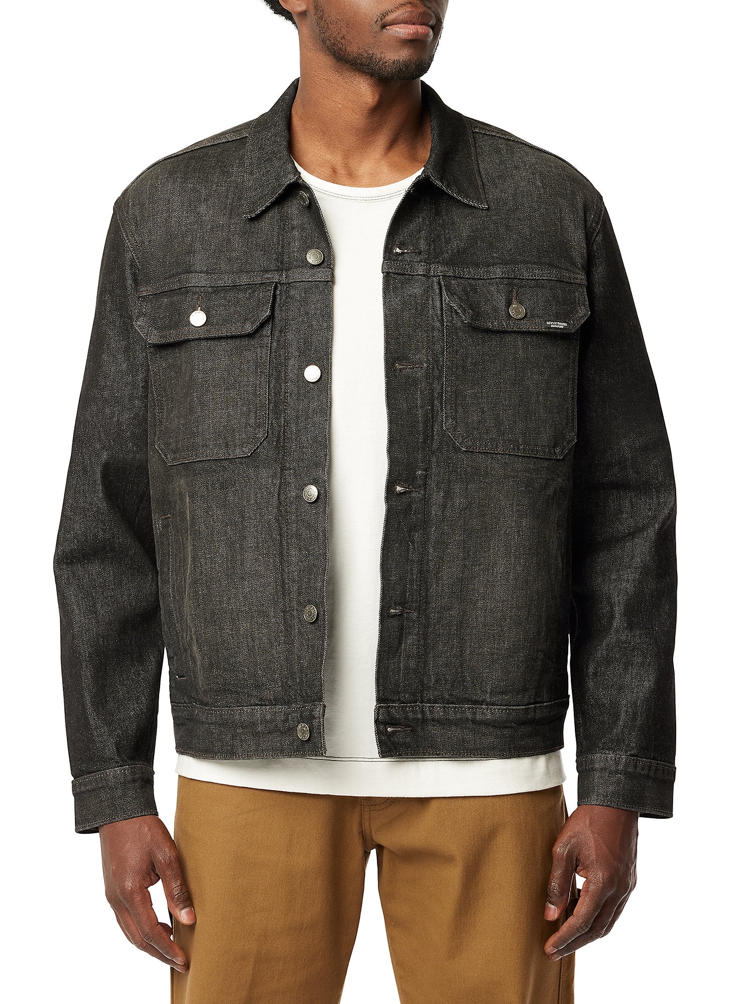Levi Strauss Signature Men's Chore Trucker Jacket - Walmart.com Levi Strauss Signature Men's Chore Trucker Jacket - Walmart.com