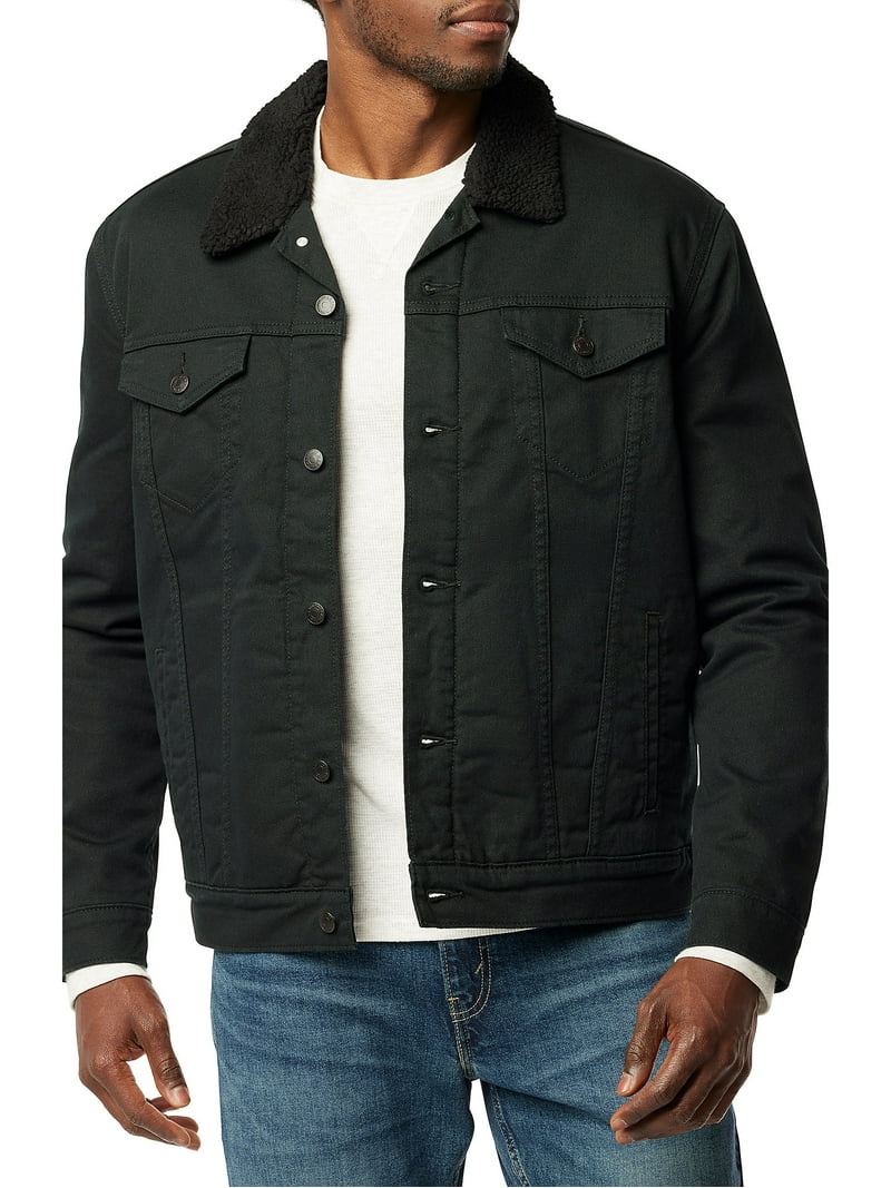 ジャケット・アウター LEVIS FAUX SHEARLIN G MILITARY JACKET Levi's® Washed Cotton Faux Shearling Lined Hooded Military