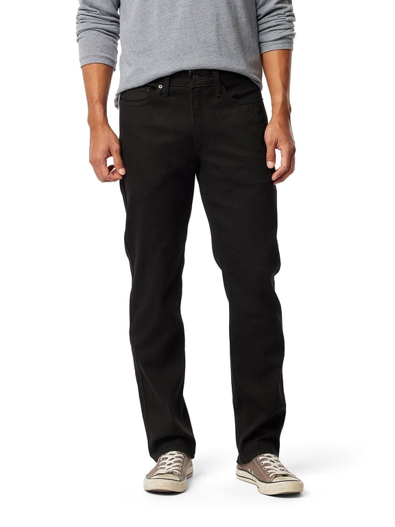 Men's Straight Flexible Waistband Jeans