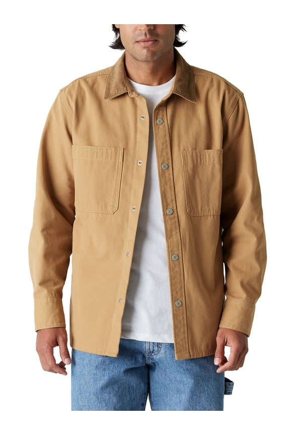 Men's Utility Corduroy Collar Shirt Jacket