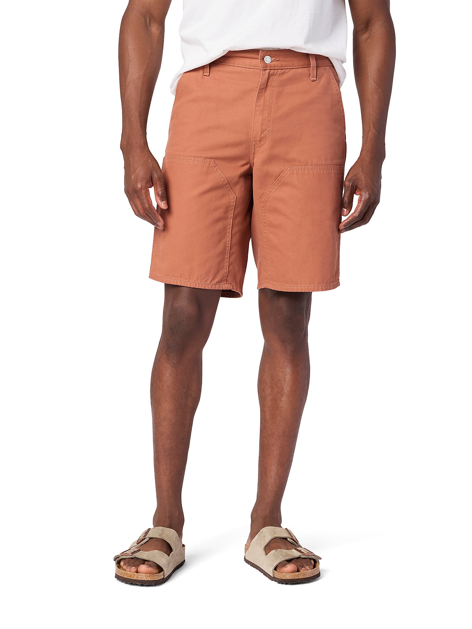 Levi Strauss Signature Men's and Big and Tall Double Knee Utility Shorts
