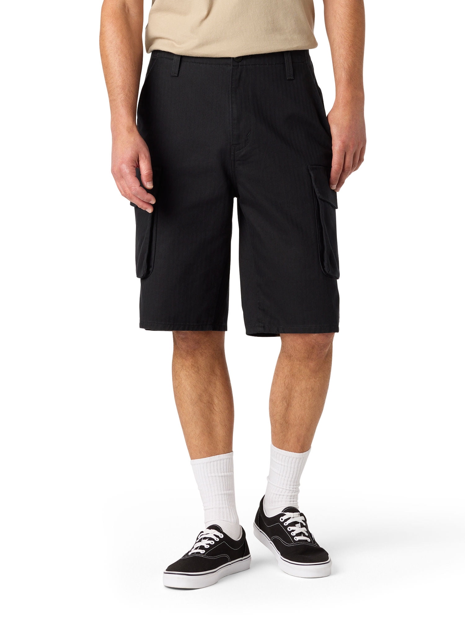 Levi Strauss Signature™ Men's and Big and Tall Loose Cargo Shorts, 12" Inseam