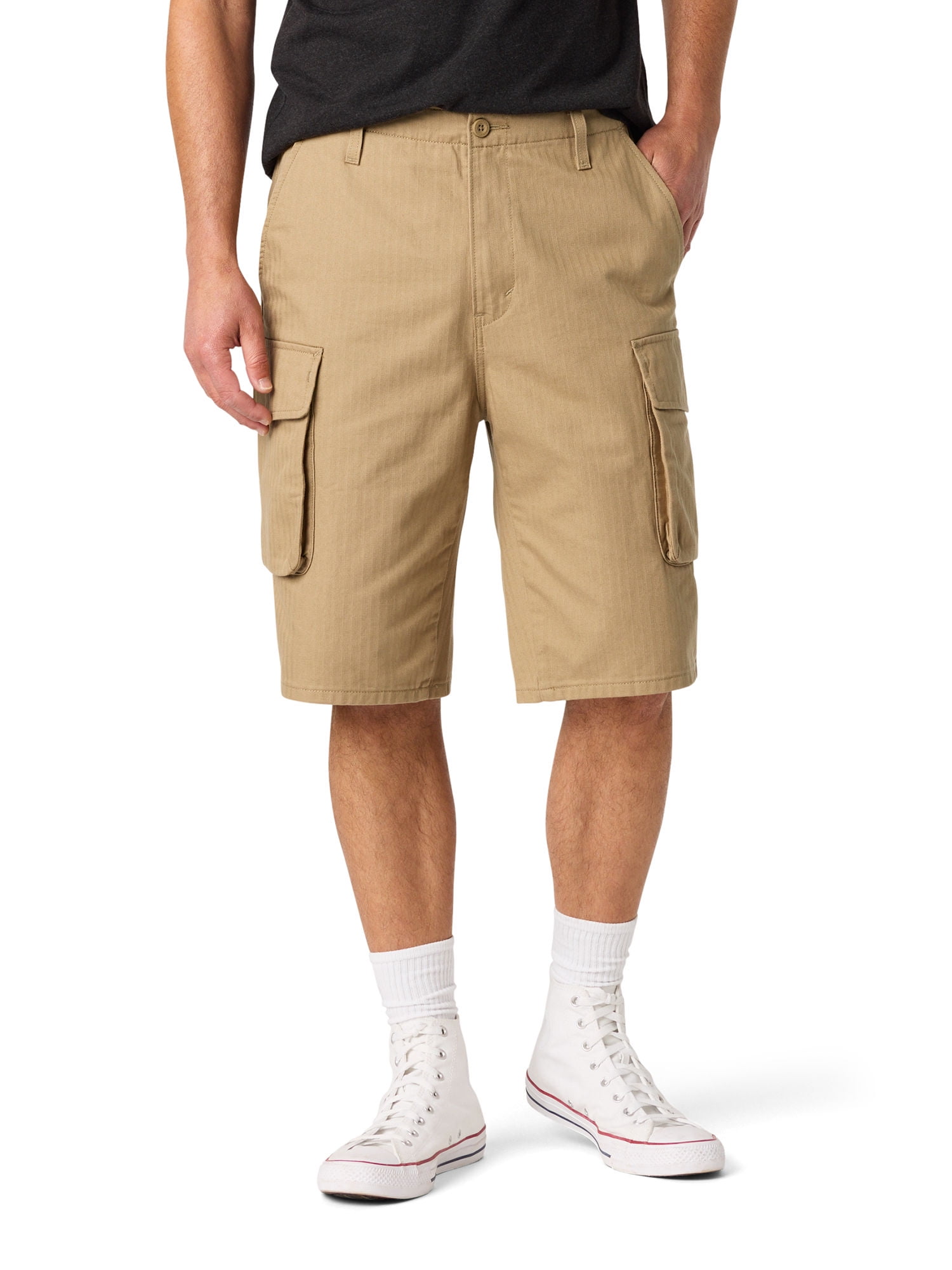 Levi Strauss Signature™ Men's and Big and Tall Loose Cargo Shorts, 12" Inseam