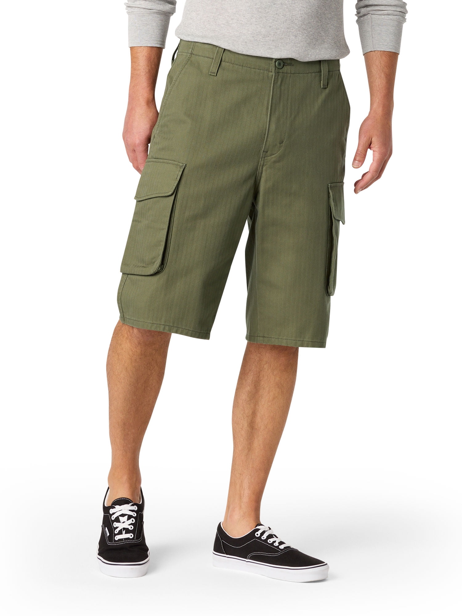 Levi Strauss Signature™ Men's and Big and Tall Loose Cargo Shorts, 12" Inseam