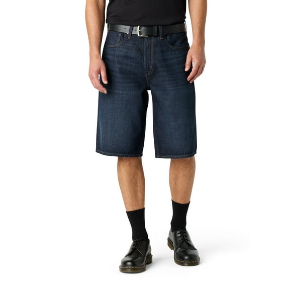 Levi Strauss Signature™ Men's and Big and Tall Loose Denim Shorts, 12" Inseam