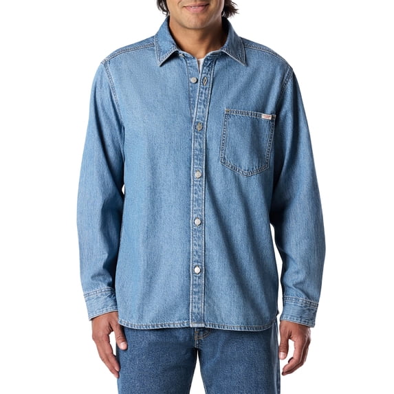Levi Strauss Signature Men's and Big and Tall Original Denim Shirt, S-2XL