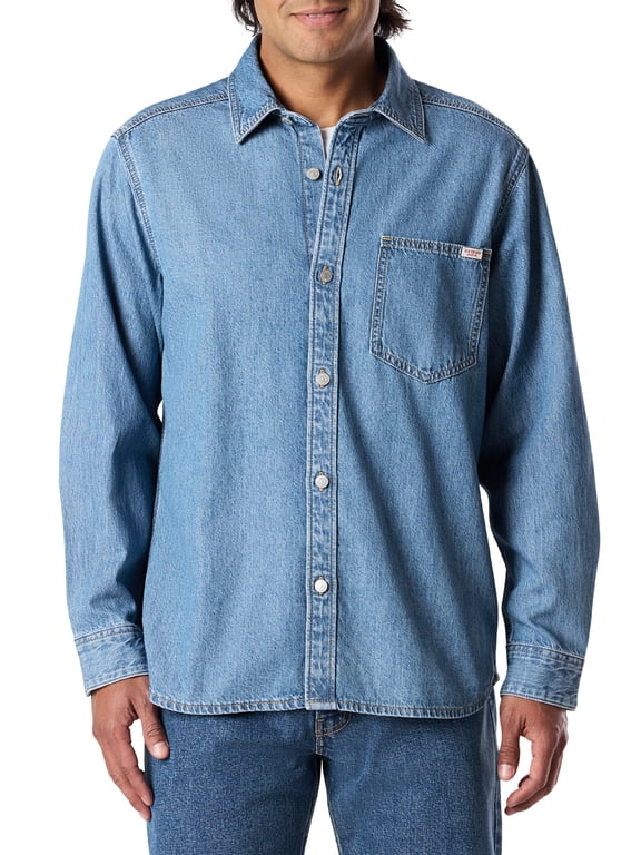 Men's and Big and Tall Original Denim Shirt, S-2XL