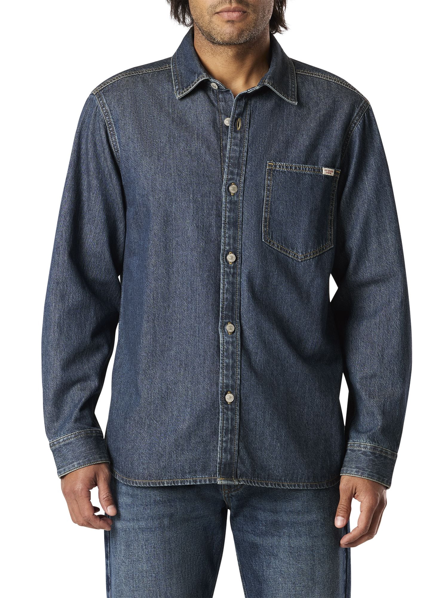 Levi Strauss Signature Men's and Big and Tall Original Denim Shirt