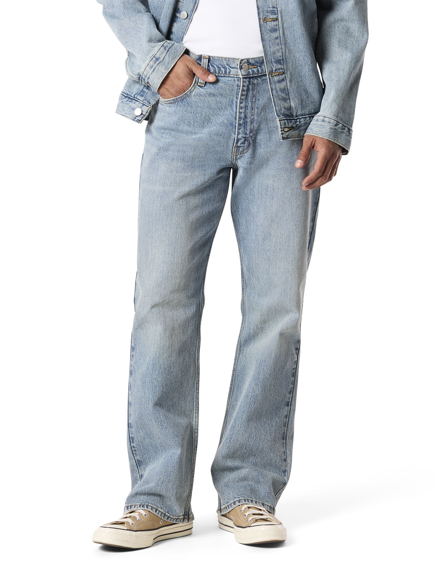 Levi Strauss Signature Men's and Big and Tall Original Relaxed Bootcut Jeans