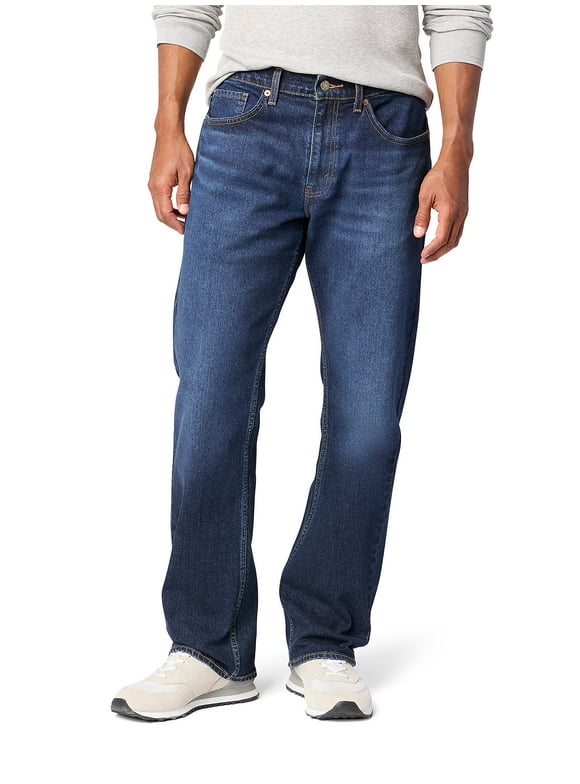 Levi Strauss Signature Men's and Big and Tall Relaxed Fit Jeans