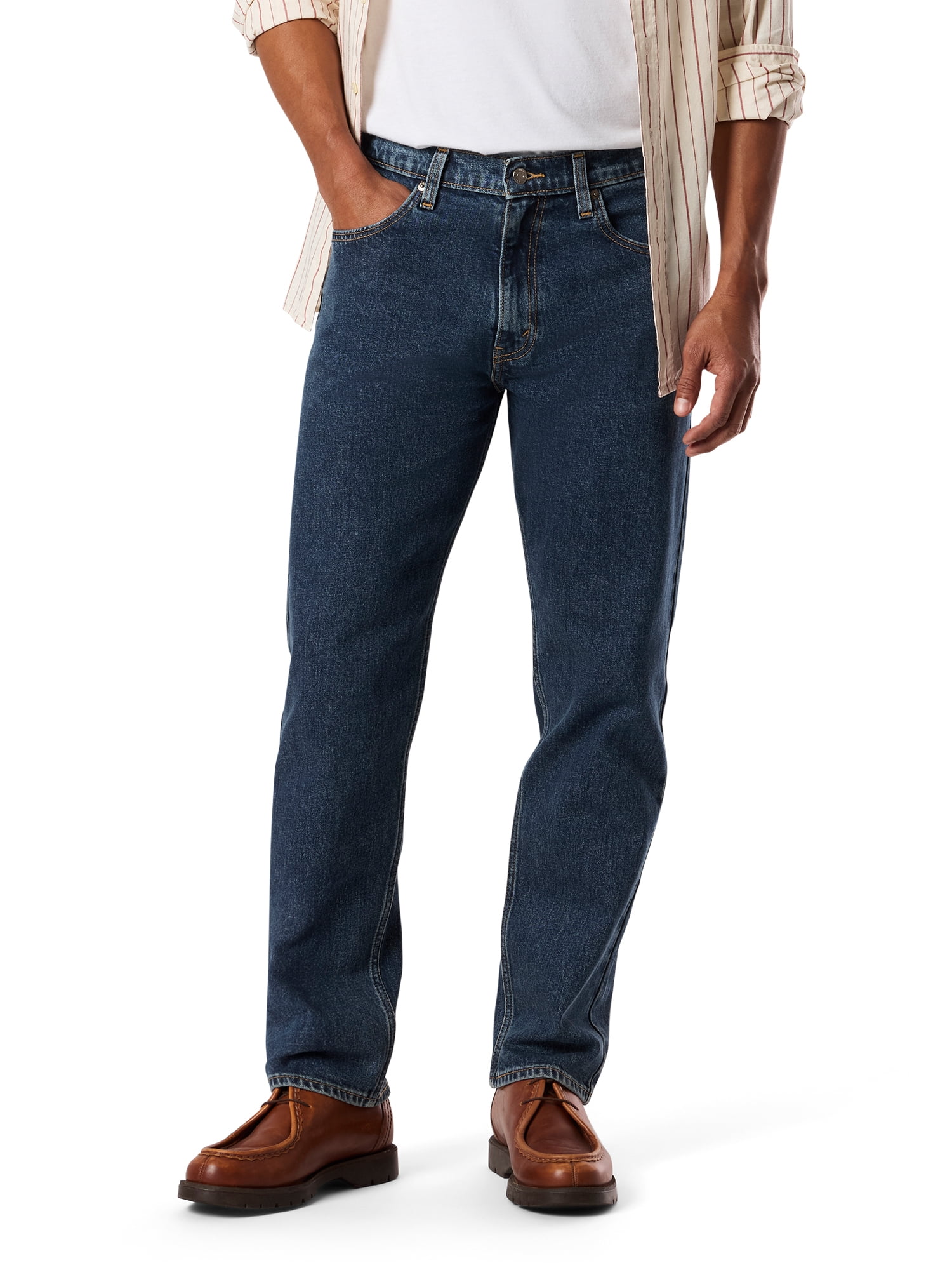 Levi Strauss Signature Men's and Big and Tall Relaxed Taper Jeans
